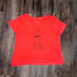 Aeropostale Bethany Mota fly me to the moon top size medium